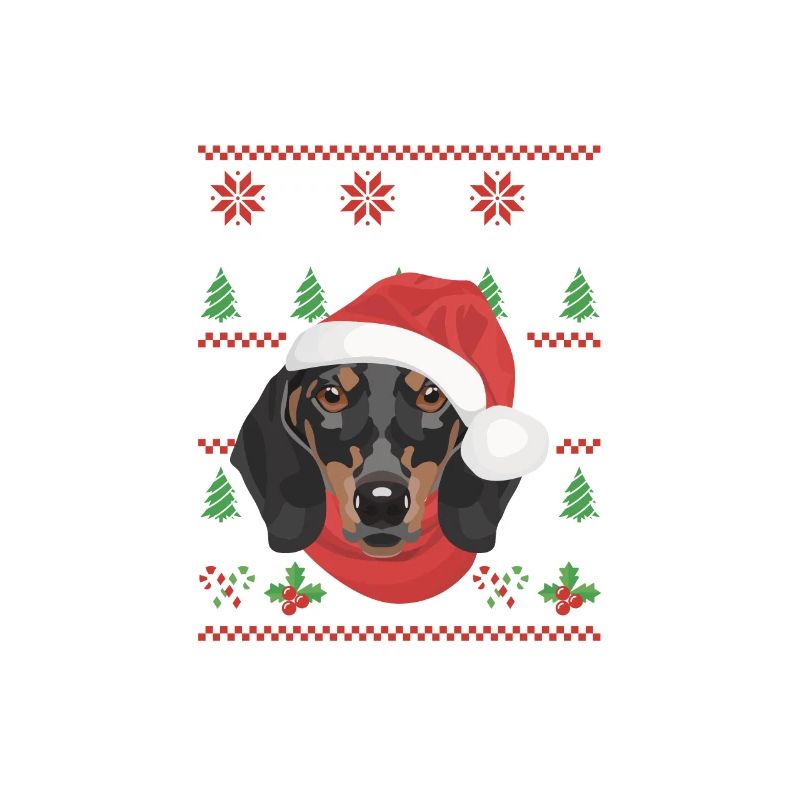Teckel Joyeux Noël