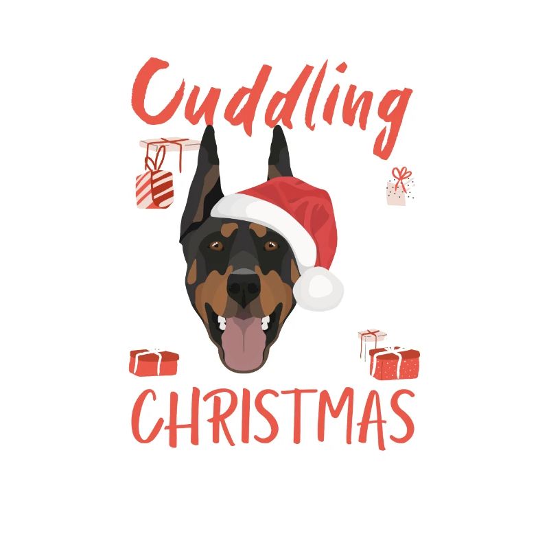 Doberman Joyeux Noël