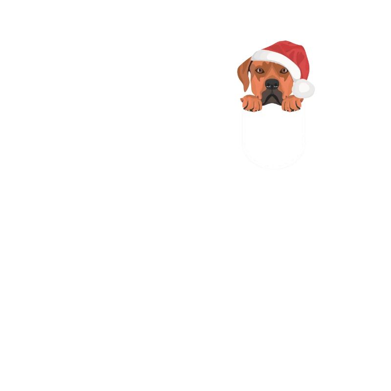 Rhodesian Ridgeback Merry Christmas