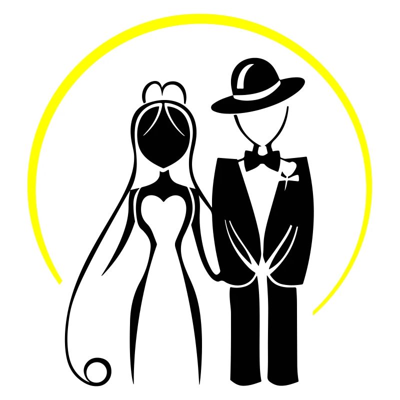 Brautpaar Ehepaar Hochzeit