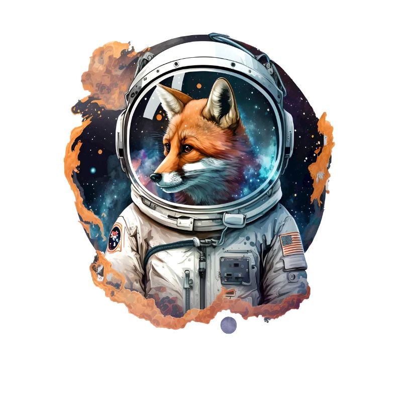 Astronaute Fox dans l’espace