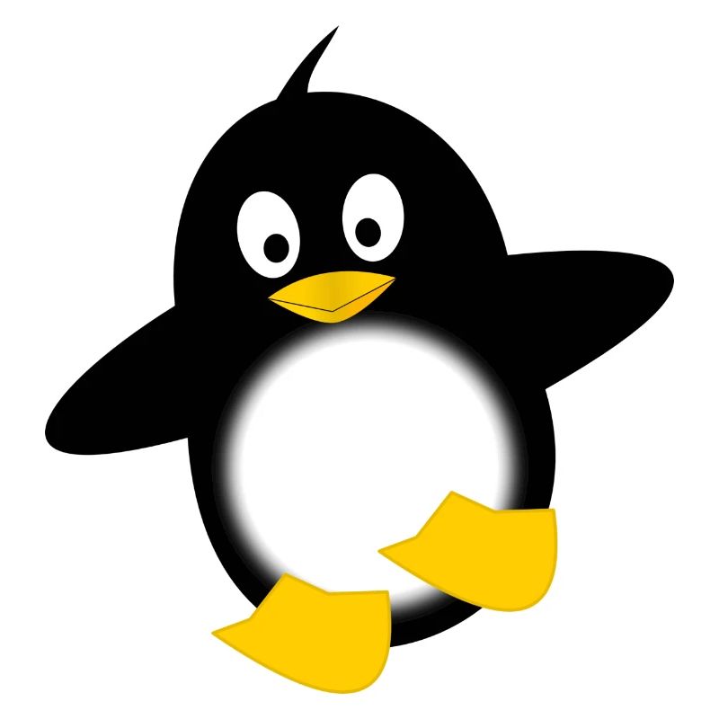 Penguin Glow Belly Cartoon