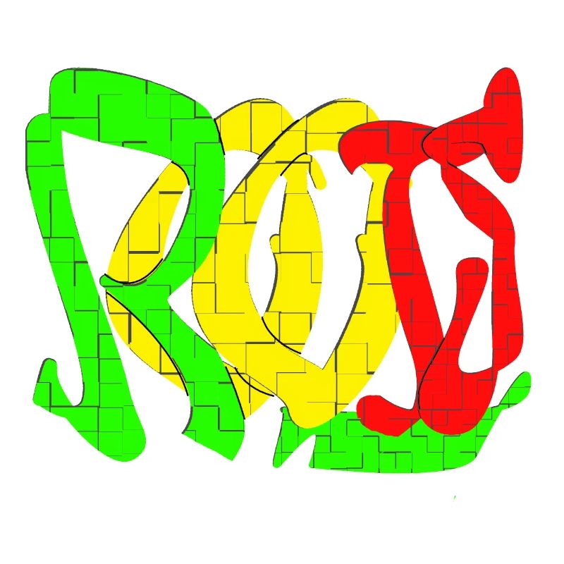 Rasta Color Block Pattern