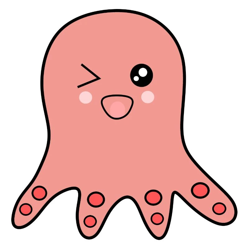 Kawaii Animals Octopus