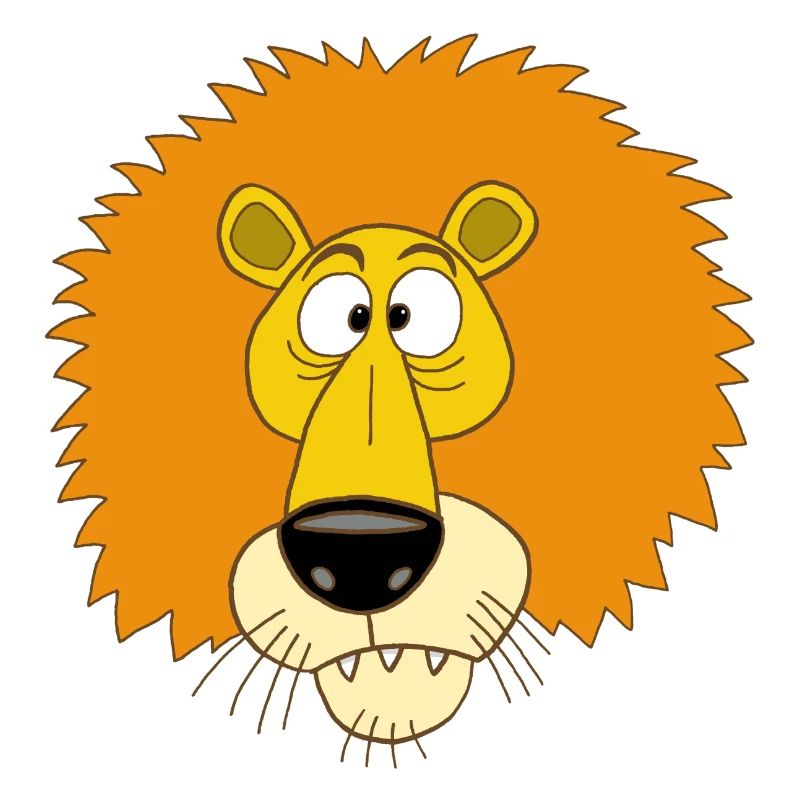 Lion that squints