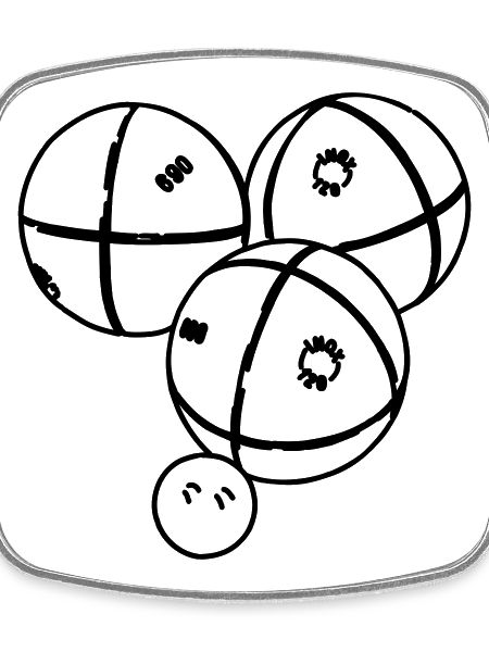 Petanque balls