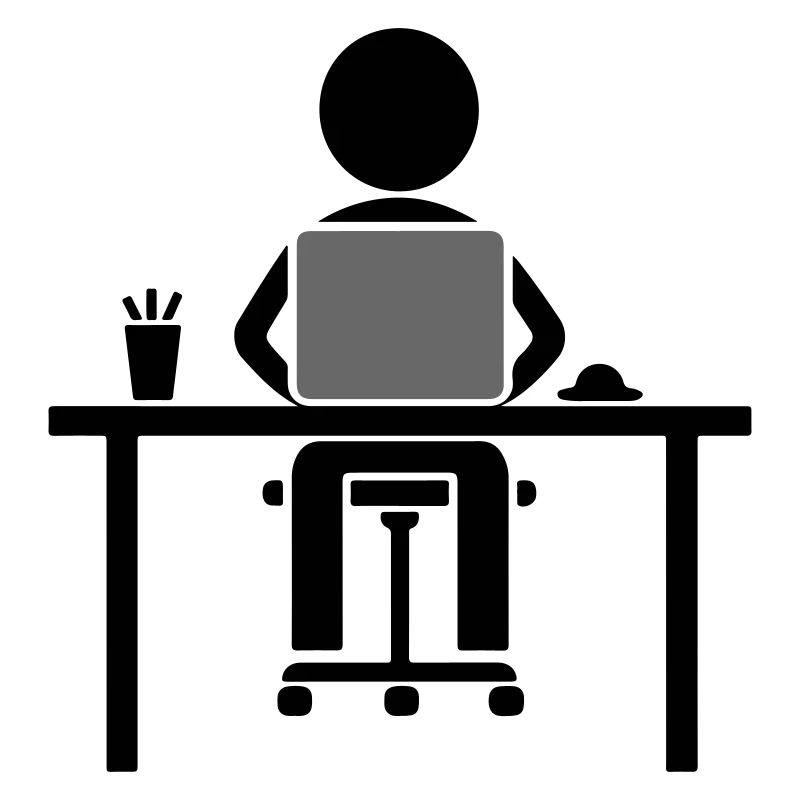 Arbeiter Computer Lernen