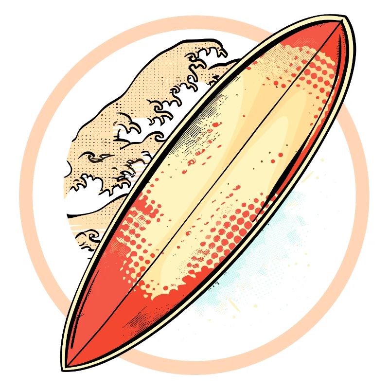 Graphiques de planche de surf