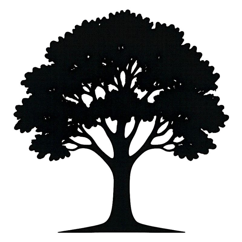 Illustration d’art d’arbre élégant