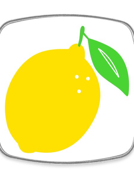 Lemon Flat Print Design