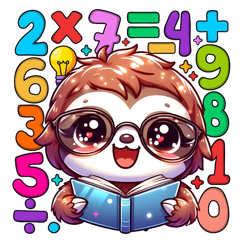 Number Day Mathy Sloth Reading Numbers