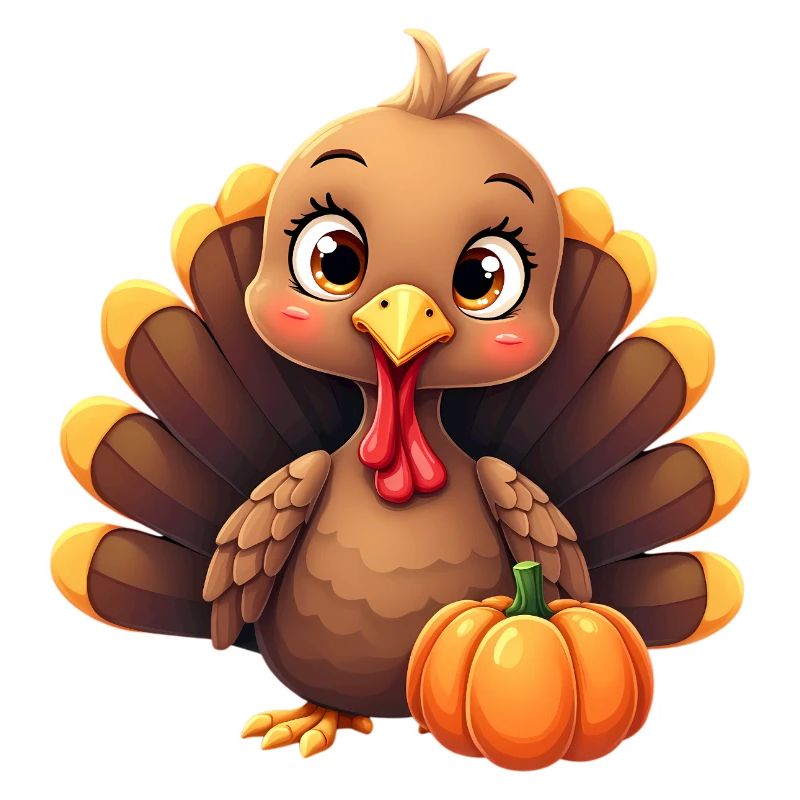 Bébé dinde de Thanksgiving