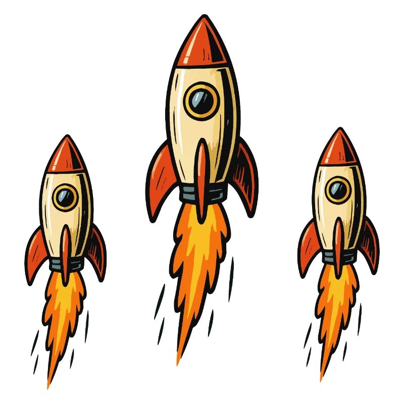Three missiles