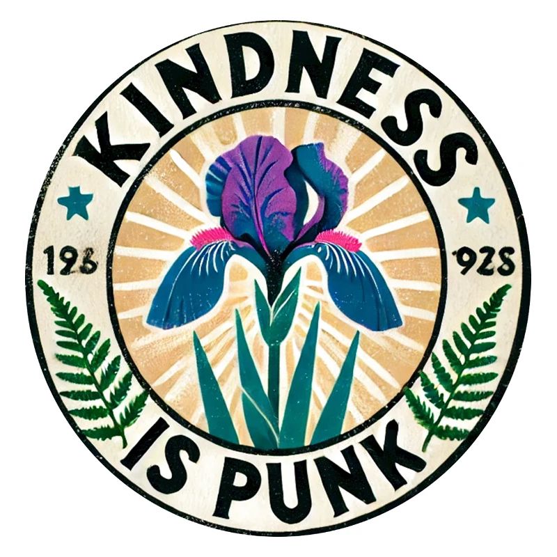 Kindness Is Punk Iris Patch