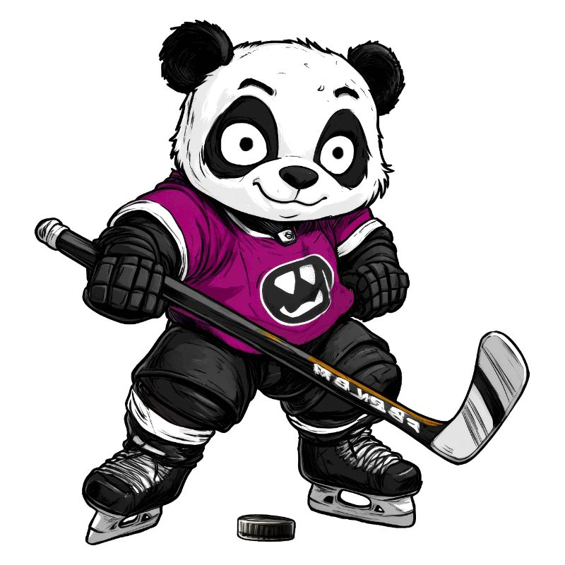 Eishockeyspieler Panda