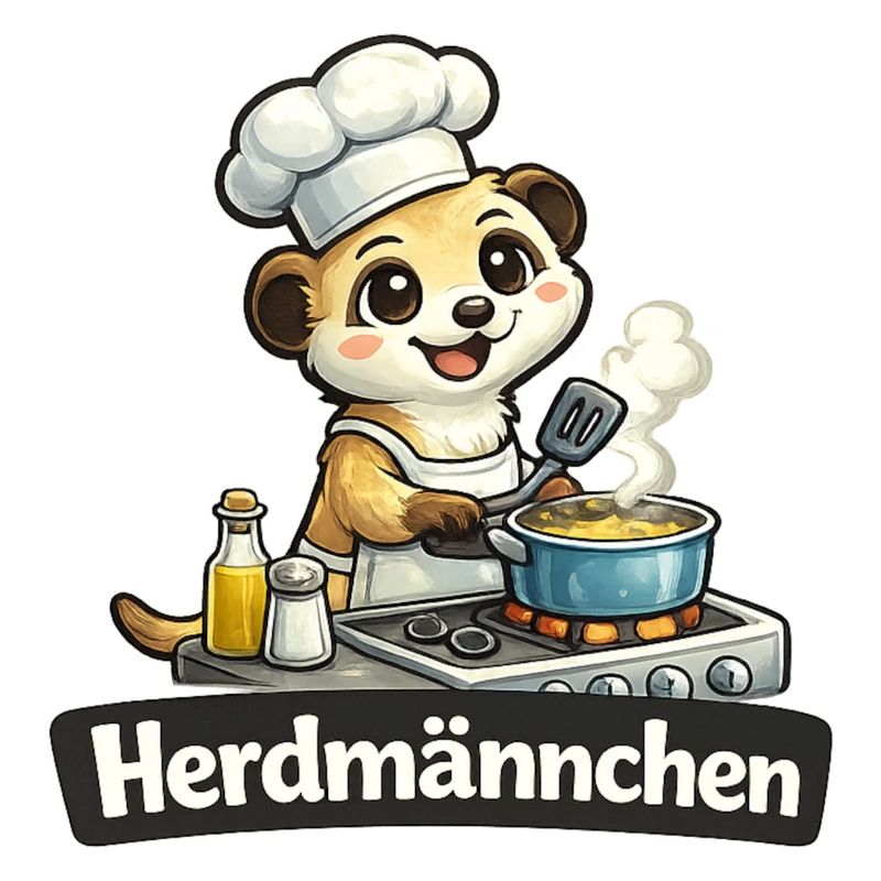 Herdmännchen Meerkat am Herd Wortwitz Shirt