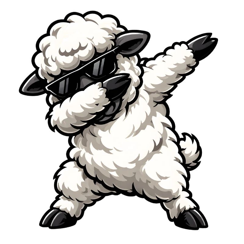 Dabbing Sheep