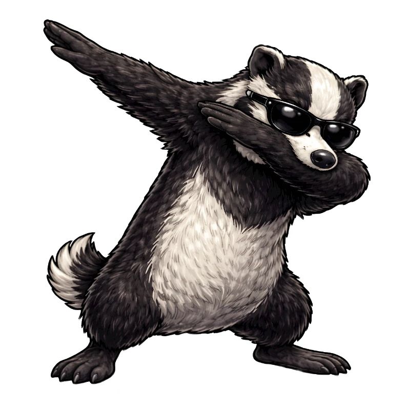 Dabbing Dachs