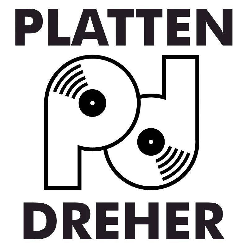 Plattendreher Logo mit Schriftzug
