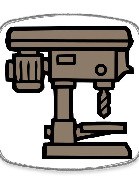 Stand Drill Tool Icon