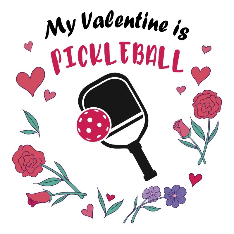 Mon Valentin est un pickleball
