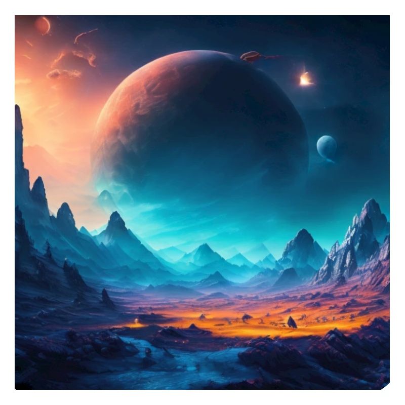 A mysterious alien planet