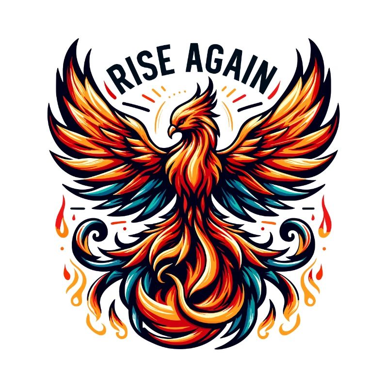 Rise Again - Phönix Illustration