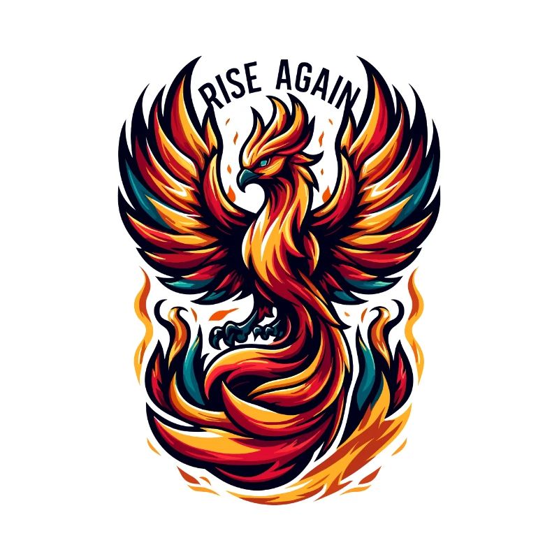 Rise Again - Phönix Illustration