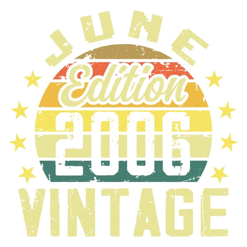 Juni 2006 Juni Retro Geburtstagsgeschenk Juni 2006