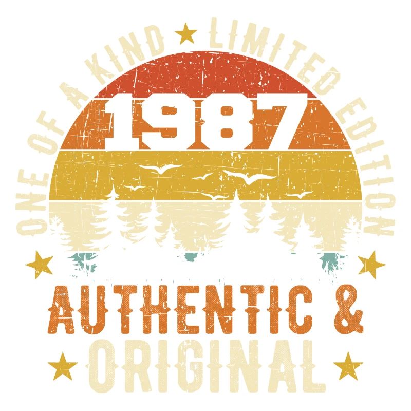 Original 1987 Geburtstagsgeschenk 1987 authentisch