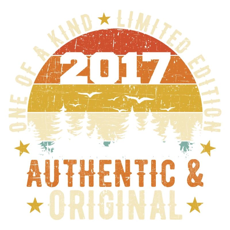 Original 2017 authentisches Geburtstagsgeschenk 2017