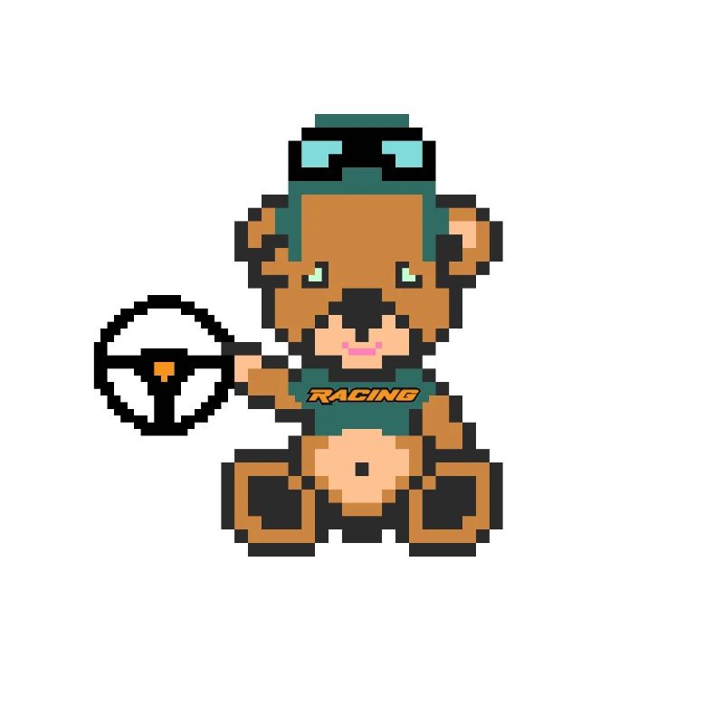 Pixel Bear Racing