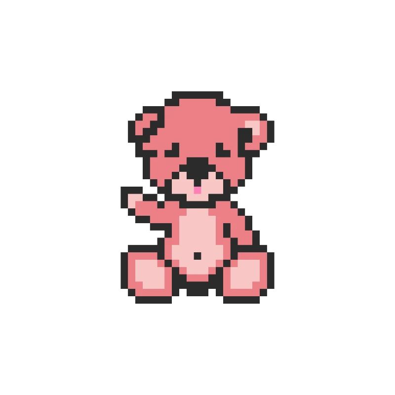 Pixel Bear Candy