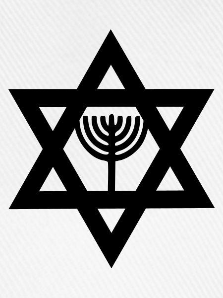 Davidstern Judentum Menorah