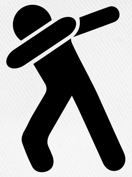 dab dabbing man