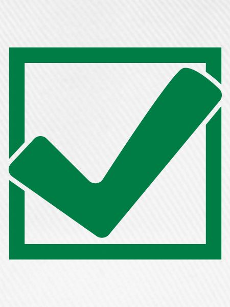 Viereckiges Haken Logo