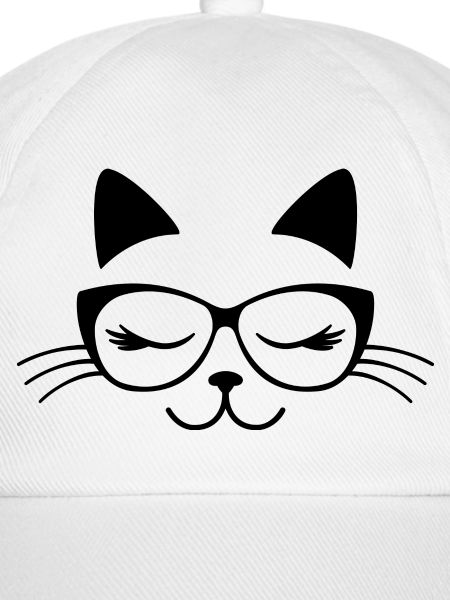 Katze in Gläsern