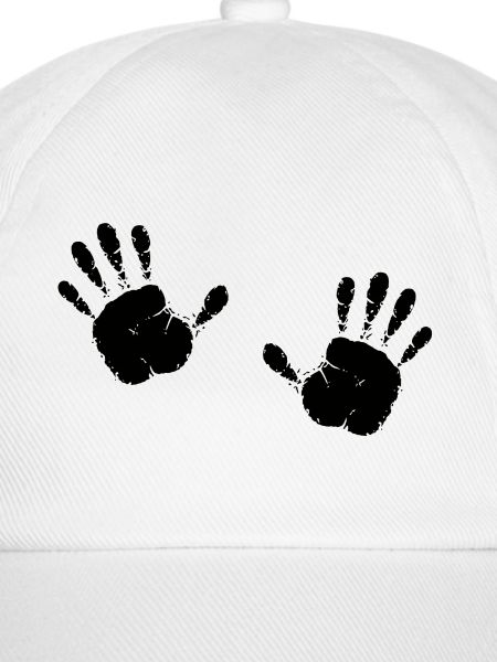 Schwarze Handabdrücke