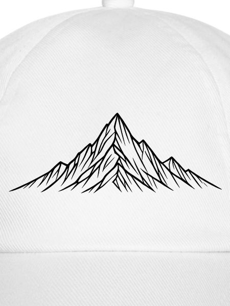 Nachtliche Bergsilhouette