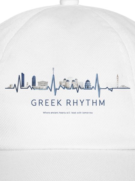 Griechischer Skyline-Herzschlag