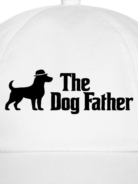 Der Hundevater Horizontale Fedora-Hundekunst