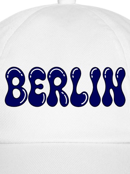Berlin Typo Blob Blue