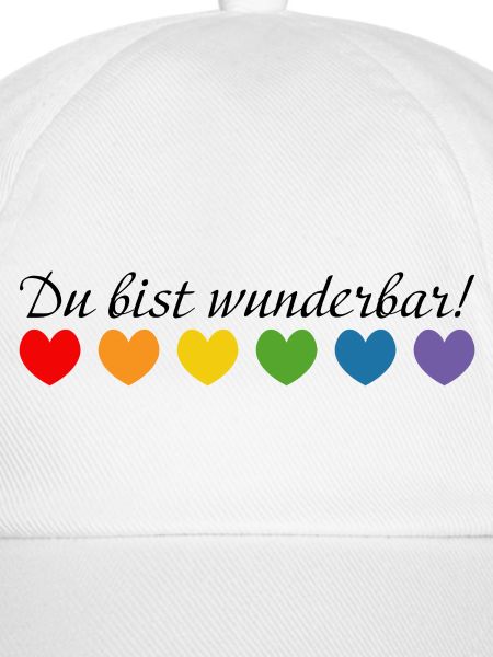 Regenbogenherzchen du bist wunderbar