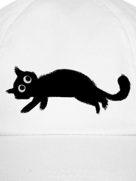 Schwarze Katze Charbo Ruhe