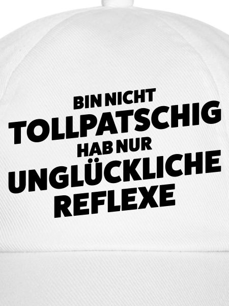 Unglueckliche Reflexe Spruch Shirt