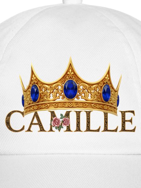 Goldene Krone Monogramm Kamille