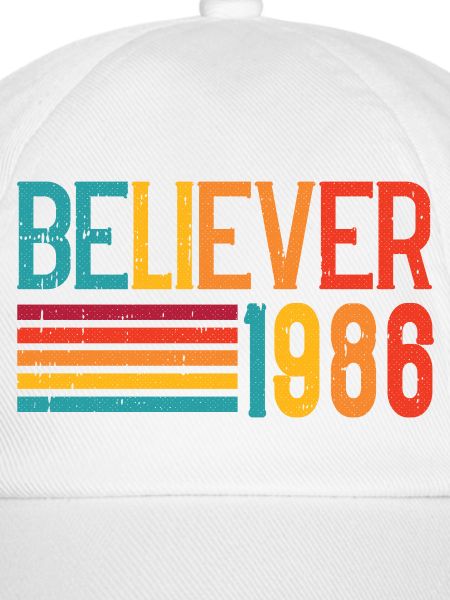 Believe 1986 Regenbogen Retro