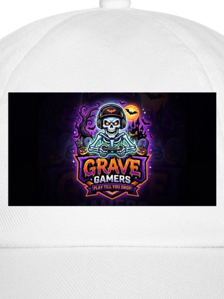 Grave Gamers Neon Skull