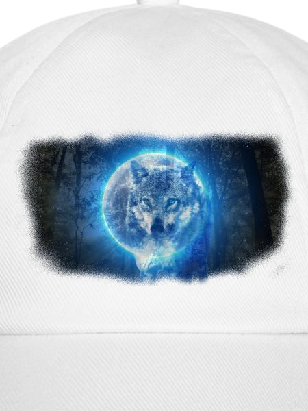 Wolf im Vollmond