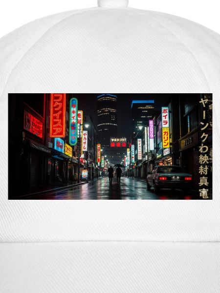 Nachtleben Tokios Neon-Straße